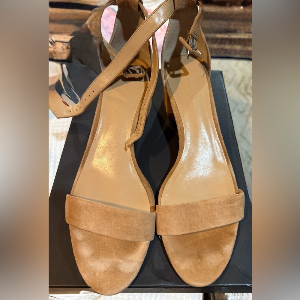 Banana Republic Camel Heeled Sandals